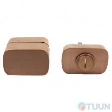 Дверная накладка под WC M&T Minimal2.0 148411 TIN-B титан/коричневый матовый