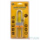 Comit padlock open with adjustable shackle 75-120mm (barn) 2-lock orange