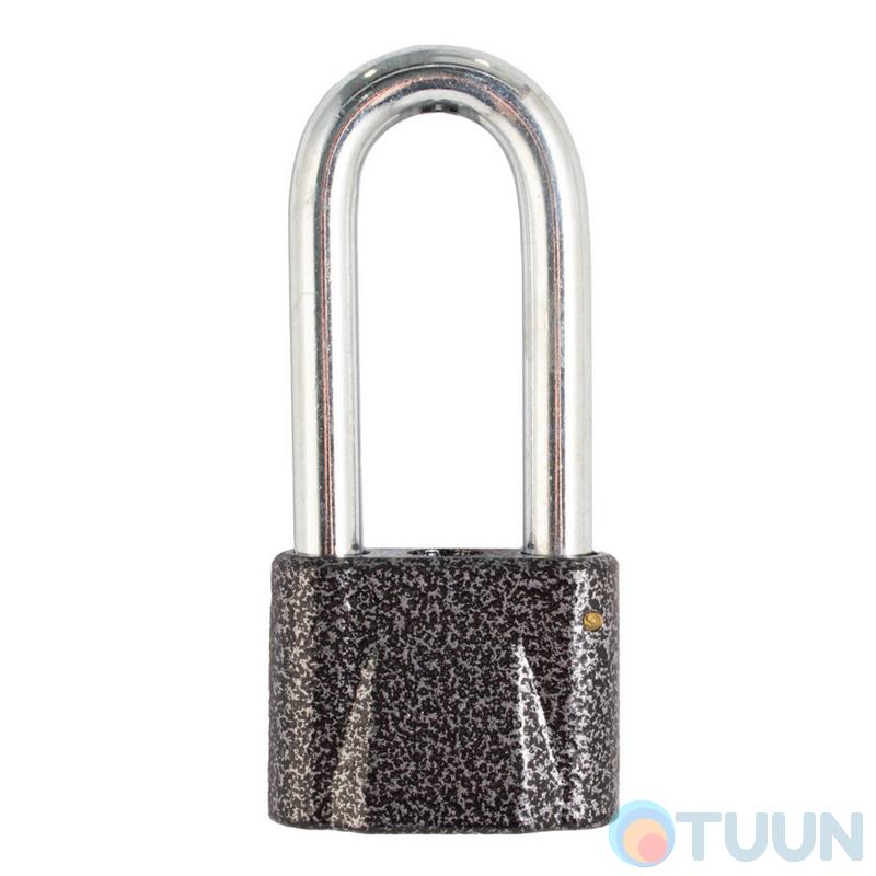 Protect padlock 70*50 mm open long shackle (barn) 3-lock gray