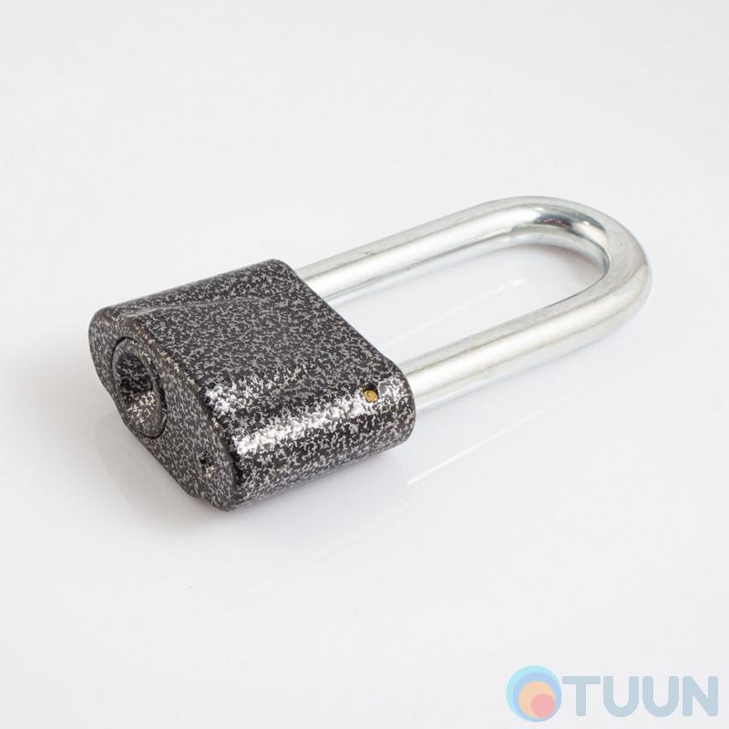 Protect padlock 70*50 mm open long shackle (barn) 3-lock gray