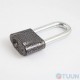 Protect padlock 70*50 mm open long shackle (barn) 3-lock gray