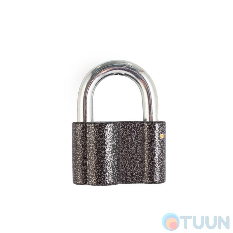 Padlock 80*50 mm open (barn) 3-cell gray