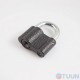 Padlock 80*50 mm open (barn) 3-cell gray