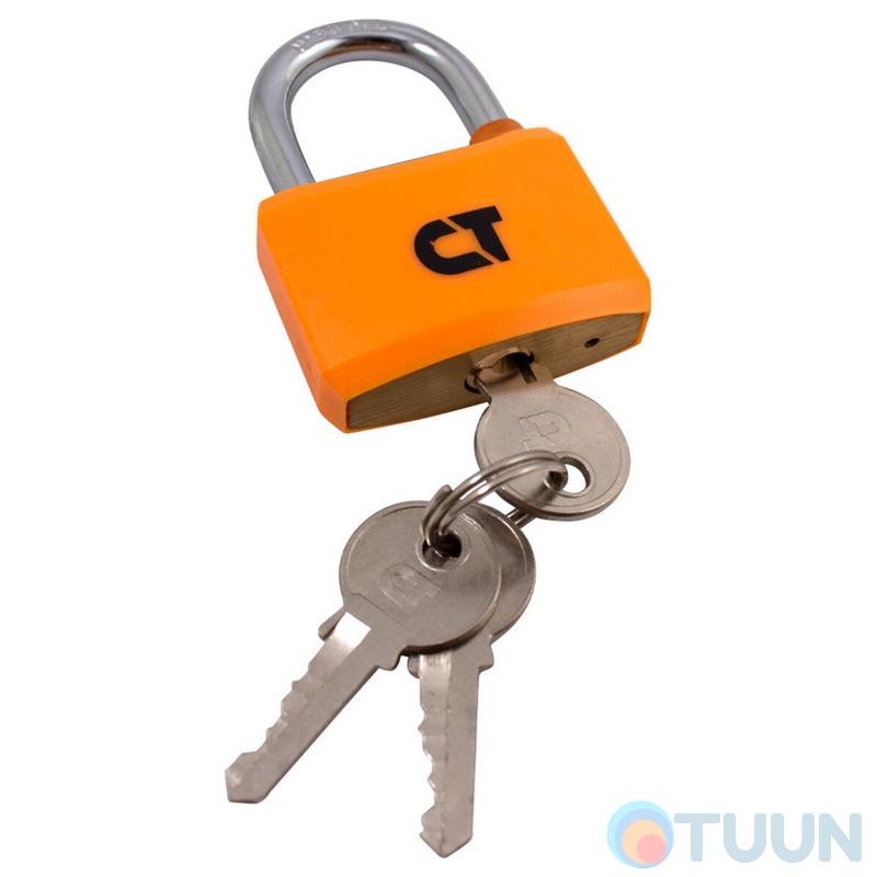 Comit padlock 40 mm open (barn) 3-lock orange