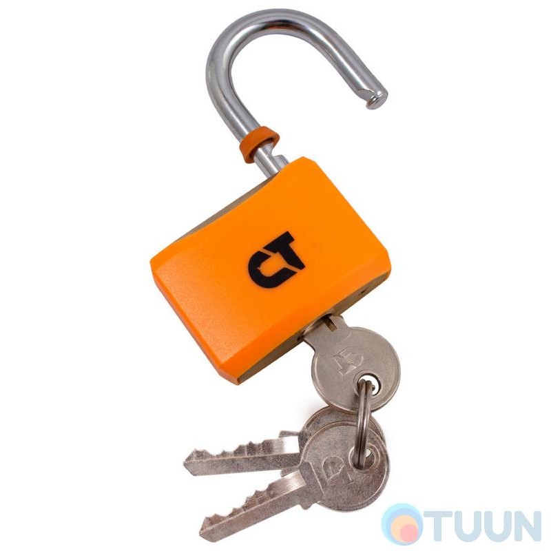Comit padlock 40 mm open (barn) 3-lock orange