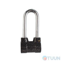 Замок навісний 57*40 мм відкритий довга дужка (амбарний) 3кл сірий