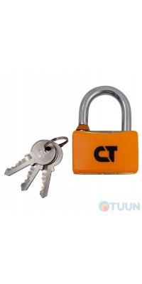 Comit padlock 50 mm open (barn) 3-lock orange
