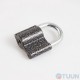 Padlock 49*40 mm open (barn) 3-digit gray