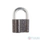 Padlock 49*40 mm open (barn) 3-digit gray