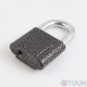 Padlock 60*50 mm open (barn) 3-cell gray