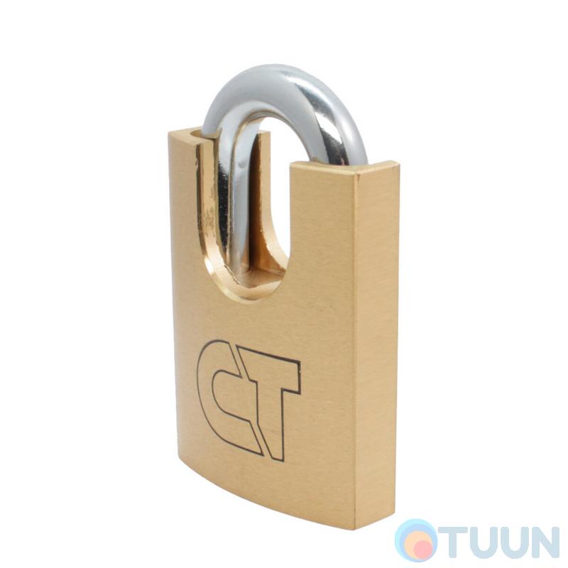 Comit 50 mm brass padlock, semi-closed (barn) 3 keys