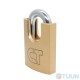 Comit 50 mm brass padlock, semi-closed (barn) 3 keys