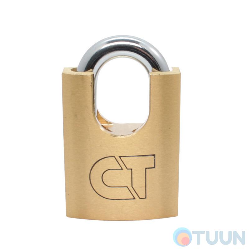 Comit 50 mm brass padlock, semi-closed (barn) 3 keys