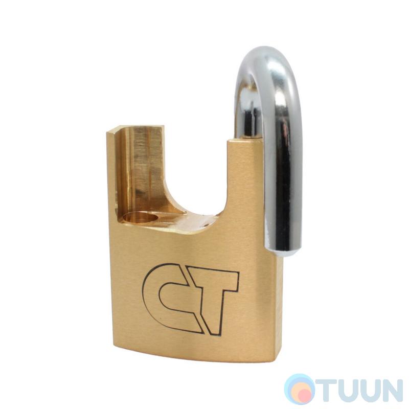 Comit 50 mm brass padlock, semi-closed (barn) 3 keys