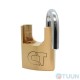 Comit 50 mm brass padlock, semi-closed (barn) 3 keys