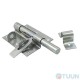 Surface-mounted latch for padlock 120x65 mm