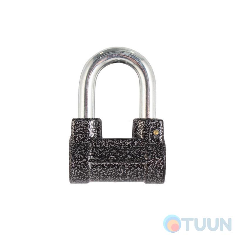 Padlock 50*35 mm open (barn) 3-key gray