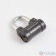 Padlock 50*35 mm open (barn) 3-key gray
