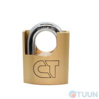 Comit 60 mm brass padlock, semi-closed (barn) 3 keys