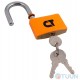 Comit padlock 60 mm open (barn) 3-lock orange