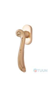 Ручка віконна Mandelli Lord 1022/DK мат латунь права