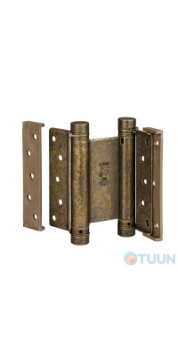 Bar hinge 101OA125B with brake antique brass 125mm