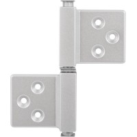 Card hinge 143CS032 square shaft satin chrome Card hinge 143CS032 square shaft satin chrome