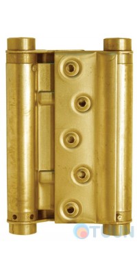 spring curtain 100 mm pole brass