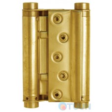 spring curtain 100 mm pole brass