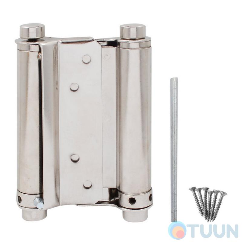 spring hinge 100 mm nickel