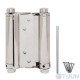 spring hinge 100 mm nickel