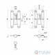 Card loop Otlav CI055140P203 black DX left