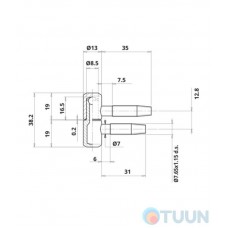 curtain Otlav CF030130O006-CG030130O004 brass.
