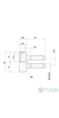 curtain Otlav CF530090N002-CG530090N002 nickel.