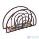 Arino Napkin holder semicircle bronze