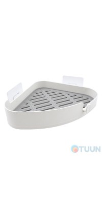 Arino corner shelf Home, tape, white, ABS plastic