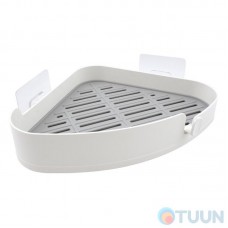 Arino corner shelf Home, tape, white, ABS plastic