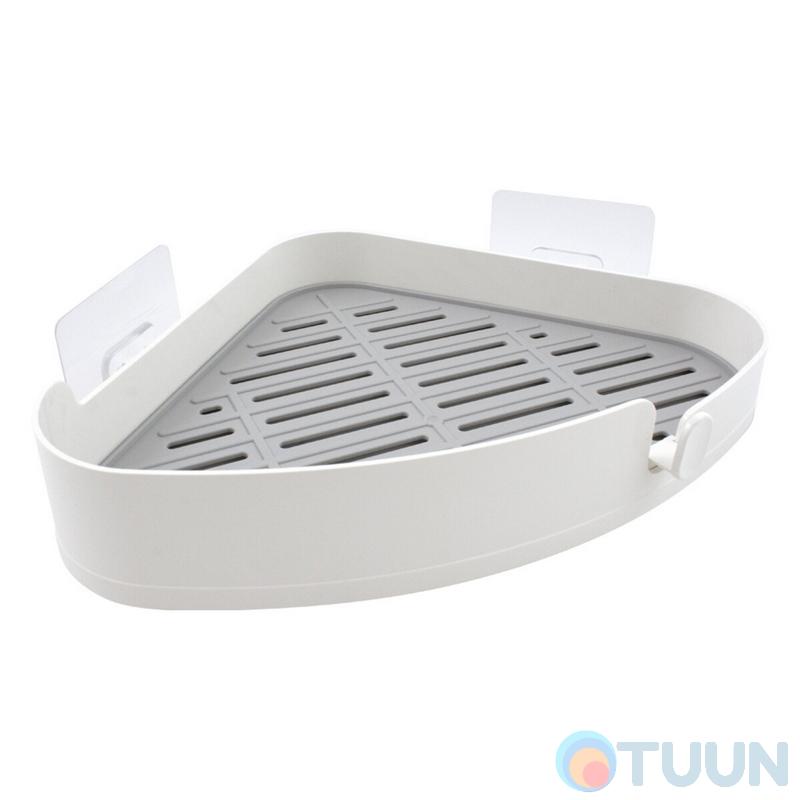 Arino corner shelf Home, tape, white, ABS plastic