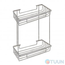 Trento Rectangular shelf, double, SS304