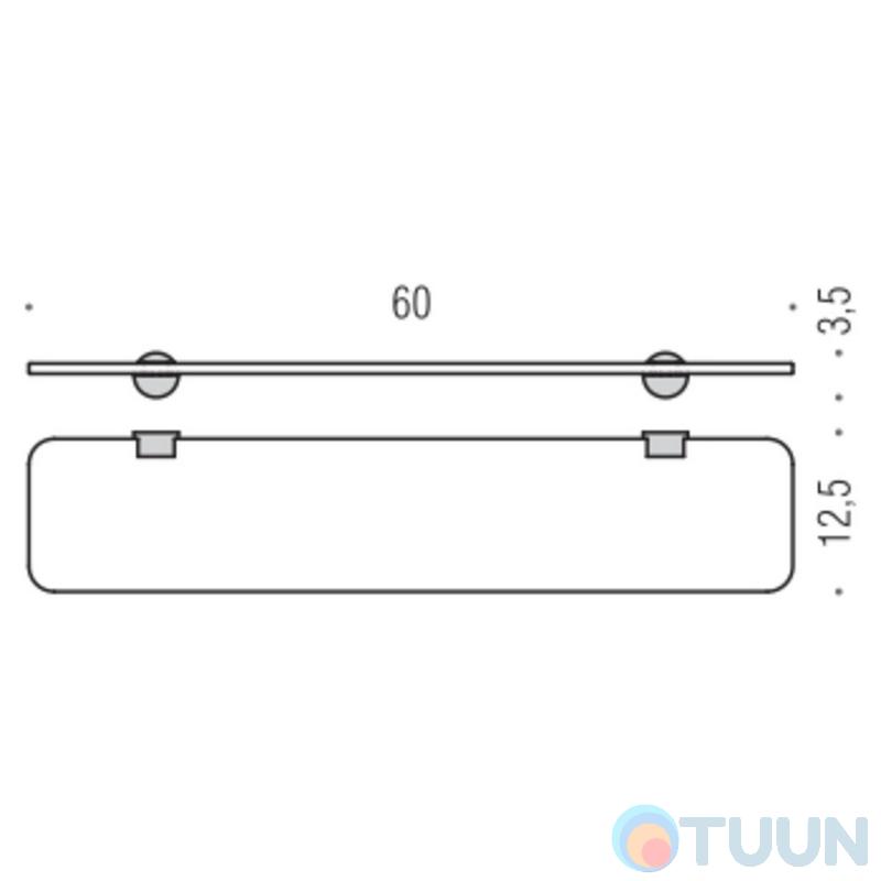 Colombo W4916 PlusShelf chrome