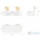 Rectangular grid shelf "White Starfish" 2712