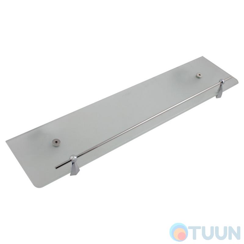 Chrome shelf with stopper (matt glass) ARL-140191