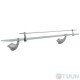 Chrome shelf with stopper (matt glass) ARL-140191