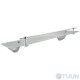 Chrome shelf with stopper (matt glass) ARL-140191