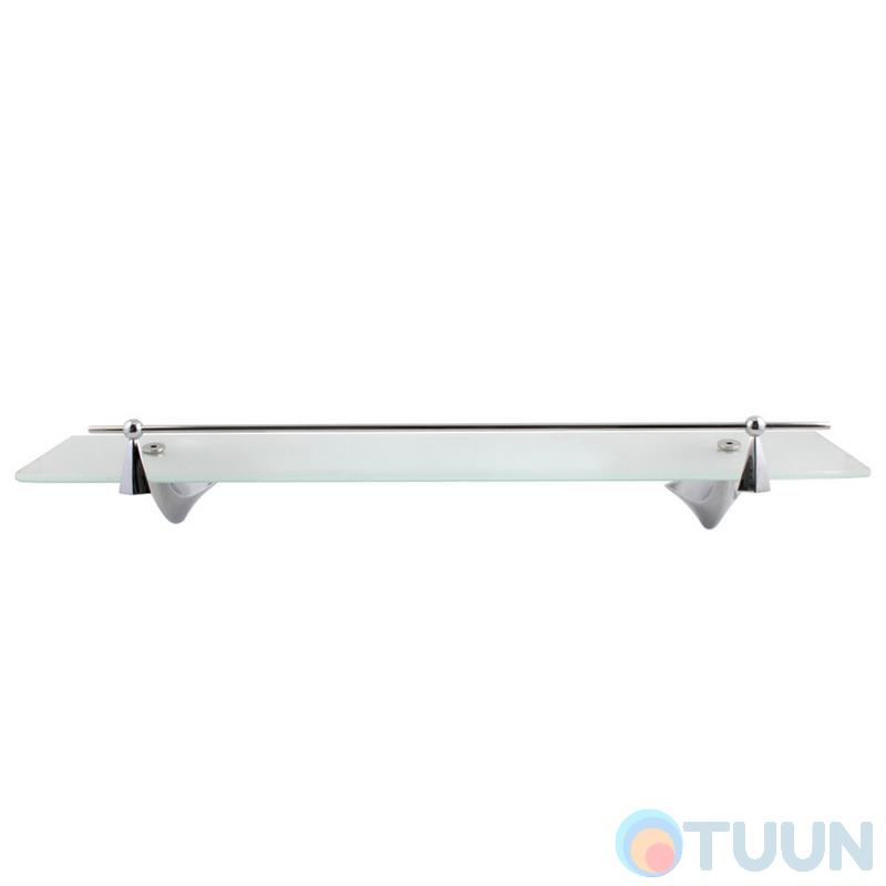 Chrome shelf with stopper (matt glass) ARL-140191