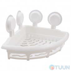 Arino corner shelf Home White, tape, white, plastic
