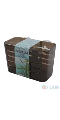 Arino Полочка Aqualine 18,7*10*12,2 серая