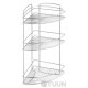 Triple corner mesh shelf W2101 (21.5*21.5*52.5cm)