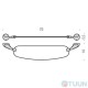 Colombo B1216 Melo Shelf chrome