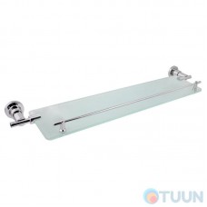 Chrome shelf with stopper (matt glass) AR-5353